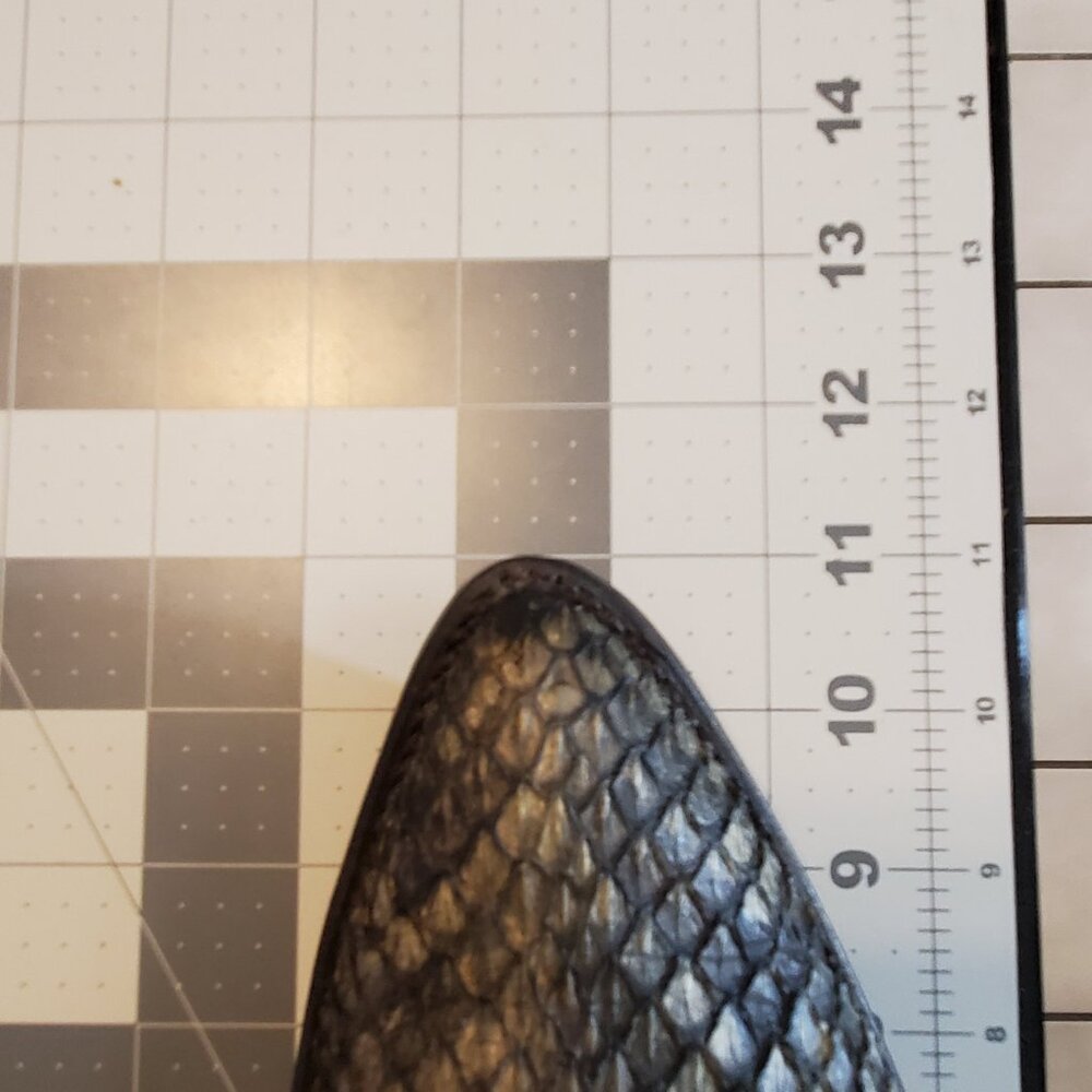 Tony Lama Canebrake Rattlesnake Boots. 9.5 D - Picture 13 of 16
